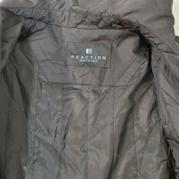 Kenneth Cole Black Nylon Heavy Zip Up Men's Jacket - Picture 5 of 7